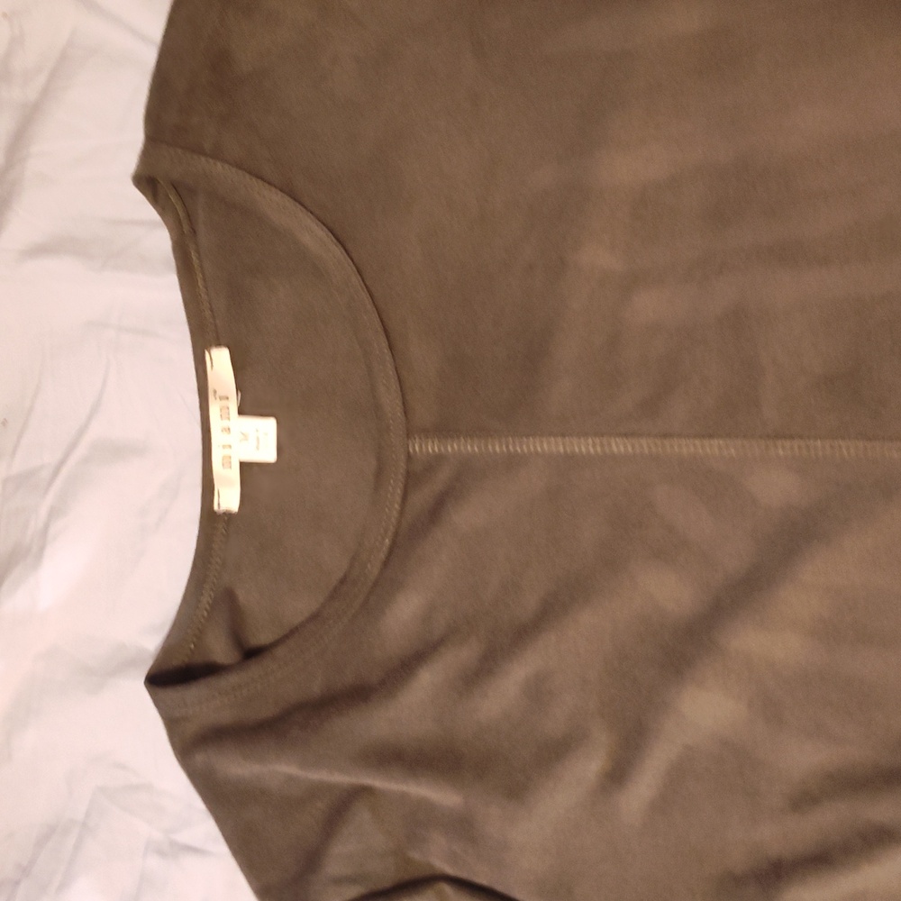 Woman's Olive Green Dress Size:Med by   Mi ami Poly/Spandex blend